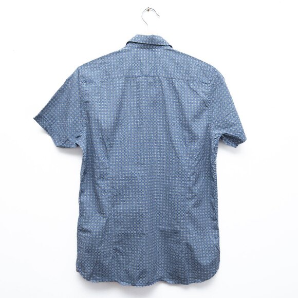 Ted Baker Button Down Short Sleeve T Shirt Printed - Picture 6 of 8